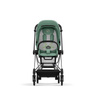 Cybex Mios Chrome Black Leaf Green wózek spacerowy