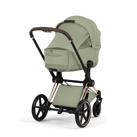 Cybex Priam 5.0 Rosegold Sage Green zestaw 3w1 z fotelikiem Cloud T i-Size