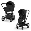Cybex Priam 5.0 Matt Black Sepia Black zestaw 3w1 z fotelikiem Cloud T i-Size