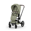 Cybex Priam 5.0 Chrome Brown Sage Green wózek 2w1 głęboko-spacerowy