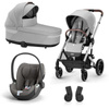 Cybex Balios S Lux Lava Grey zestaw 3w1 z fotelikiem Cloud T i-Size