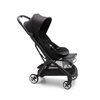 Bugaboo Butterfly Midnight Black zestaw z pałąkiem i torbą transportową