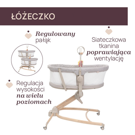 Chicco Baby Hug Armonia 4w1 Scandinavian łóżeczko wilofunkcyjne