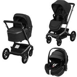 Maxi Cosi Fame Twillic Black zestaw 3w1 z fotelikiem Pebble 360 Pro2