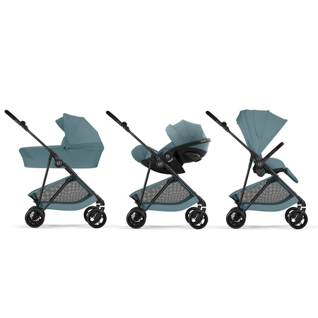 Cybex Melio Carbon Stormy Blue wózek spacerowy