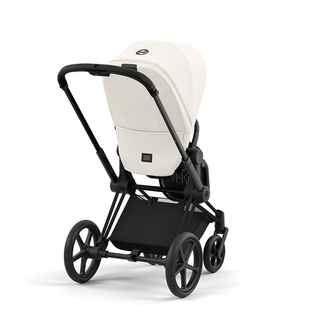 Cybex Priam 4.0 Matt Black OFF WHITE wózek spacerowy