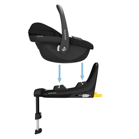 Maxi Cosi zestaw Pebble S + Pearl S Tonal Black z bazą FamilyFix S