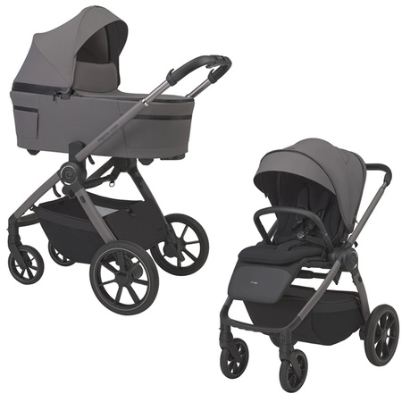 Espiro Yoga Grey Zen Voice of Nature wózek głęboko-spacerowy 2w1