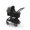 Bugaboo Dragonfly wózek 2w1 głęboko-spacerowy rama Black/Midnight Black-Forest Green