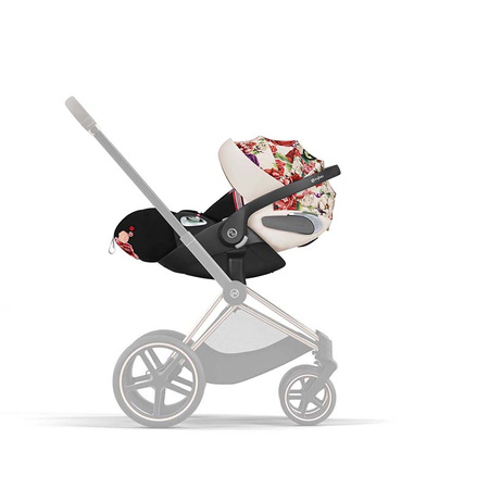 Cybex Cloud T i-Size Spring Blossom Light fotelik z Bazą T zestaw 0-13 kg