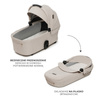 Kinderkraft Nea 2 Soft Beige wózek 2w1 głęboko-spacerowy