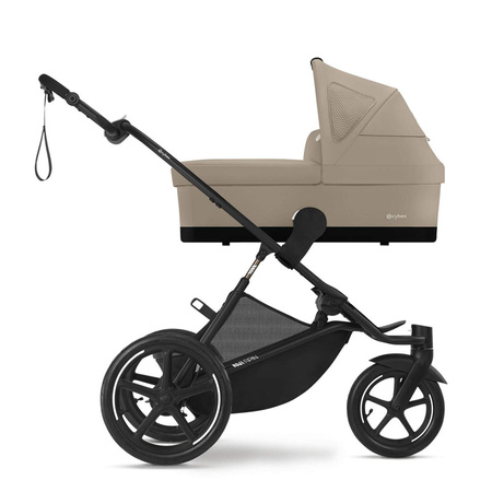 Cybex Avi Spin Almond Beige zestaw 2w1 z Gondolą S i adapterami do gondoli