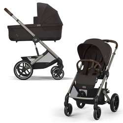 Cybex Balios S Lux 2.0 Chocolate Brown wózek 2w1 głęboko-spacerowy