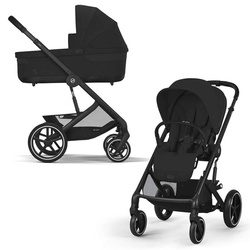 Cybex Balios S Lux 2.0 Moon Black wózek 2w1 głęboko-spacerowy