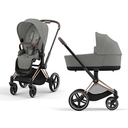 Cybex Priam 4.0 Rosegold Mirage Grey wózek 2w1 głęboko-spacerowy