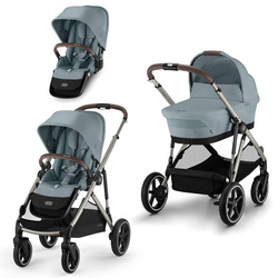 Cybex Gazelle S Stormy Blue zestaw 2w1 z dodatkowym siedziskiem