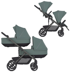 Anex Modu Greeny wózek 2w1 bliźniaczy rok po roku