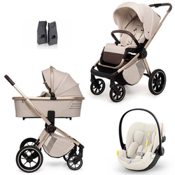 Muuvo Quick BOHO zestaw 3w1 z fotelikiem Cybex Cloud G/G Plus