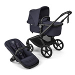 Bugaboo Fox 5 Renew Komplet Black/Deep Indigo wózek 2w1 głęboko-spacerowy