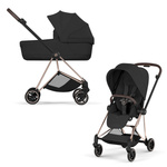 Cybex Mios 4.0 Style Rosegold Sepia Black wózek 2w1 głęboko-spacerowy