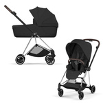 Cybex Mios 4.0 Style Chrome Brown Sepia Black wózek 2w1 głęboko-spacerowy