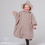 Patulove Ponczo samochodowe Lamb Beige rozmiar S