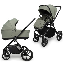 Muuvo One Olive wózek 2w1 (głęboko-spacerowy)