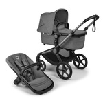 Bugaboo Fox 5 Renew Komplet Graphite/Moon Grey wózek 2w1 głęboko-spacerowy