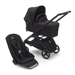Bugaboo Dragonfly wózek 2w1 głęboko-spacerowy rama Black/Midnight Black-Midnight Black