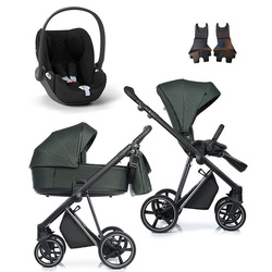 Roan IVI 2.0 Black Forest zestaw 3 w 1 z fotelikiem Cybex Cloud T Plus