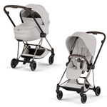 Cybex Mios 4.0 Style Champagne Gold City Grey wózek 2w1 głęboko-spacerowy