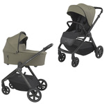 Espiro Only 2024 Stylish Khaki wózek głęboko-spacerowy 2w1
