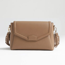 Joissy Torebka Crossbody i Organizer do wózka 2w1 dla Mamy MIDI Almond