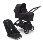 Bugaboo Dragonfly wózek 2w1 głęboko-spacerowy rama Black/Midnight Black-Midnight Black
