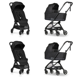 Bumprider Connect Mini Czarny wózek 2w1 bliźniaczy