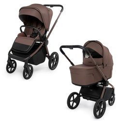 Muuvo Fold Dark Chocolate wózek 2w1 (głęboko-spacerowy)