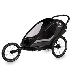 Hamax Cocoon podwójna przyczepka rowerowa z zestawem do biegania