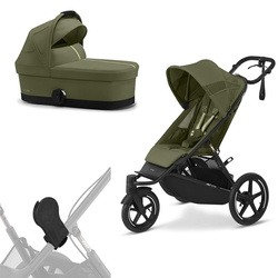 Cybex Avi Spin Moss Green zestaw 2w1 z Gondolą S i adapterami do gondoli