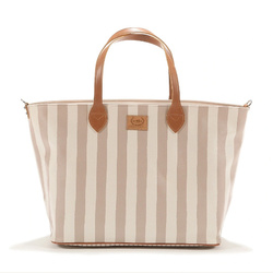 La Millou Torba medium Feeria Premium Zip Stripes Beige