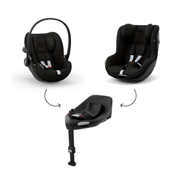 Cybex zestaw modularny G3 Magic Black fotelik Cloud + Sirona + Baza G3
