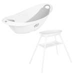 Carrello Auri Cloud Grey CRL-17101 zestaw wanienka z leżaczkiem i stojakiem