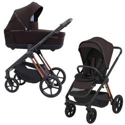 Espiro Miloo 2025 Excellent Chocolate wózek głęboko-spacerowy 2w1