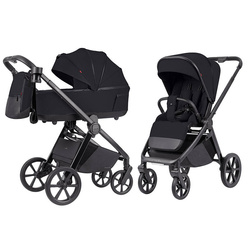 Carrello Omega Plus Cosmo Black wózek 2w1 głęboko-spacerowy