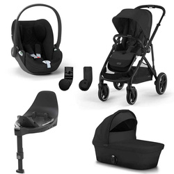 Cybex Gazelle S 4w1 Moon Black z fotelikiem Cloud T i-Size PLUS i bazą T