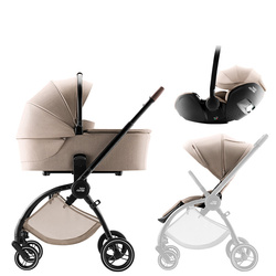 Britax Romer Rio Style Teak zestaw 3w1 z fotelikiem Baby-Safe Pro
