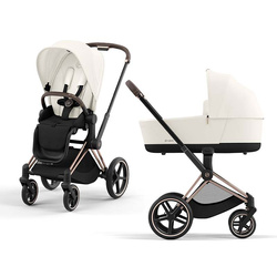 Cybex Priam 4.0 Rosegold OFF WHITE wózek 2w1 głęboko-spacerowy