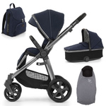 Oyster 3 Wózek 2w1 Twilight z plecakiem i śpiworkiem