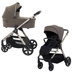 Espiro Only 2025 Smokey Taupe wózek głęboko-spacerowy 2w1