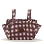 La Millou Organizer Ortalionowy do wózka Burgundy Vichy