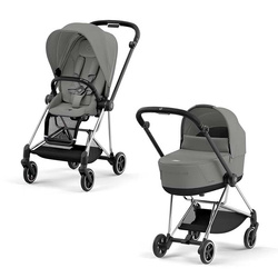 Cybex Mios Chrome Black Mirage Grey wózek głęboko-spacerowy 2w1